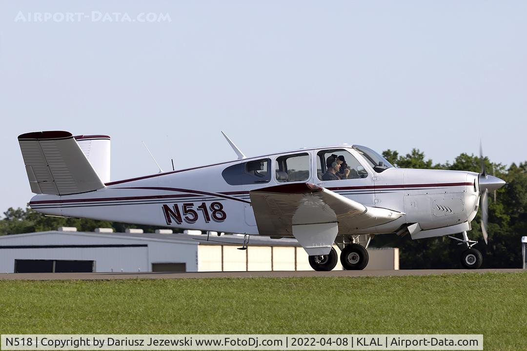 N518, 1953 Beech D35 C/N D-3636, Beech D35 Bonanza   C/N D-3636, N518