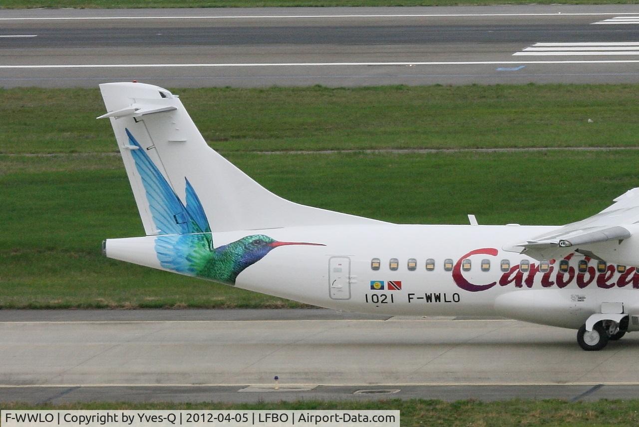 F-WWLO, 2012 ATR 72-600 (72-212A) C/N 1021, ATR 72-600, Tail close up view, Toulouse Blagnac Airport (LFBO-TLS)