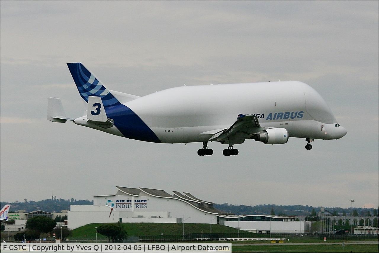 F-GSTC, 1997 Airbus A300B4-608ST Super Transporter C/N 765, Airbus A300B4-608ST Beluga, On final rwy 14L, Toulouse-Blagnac Airport (LFBO-TLS)
