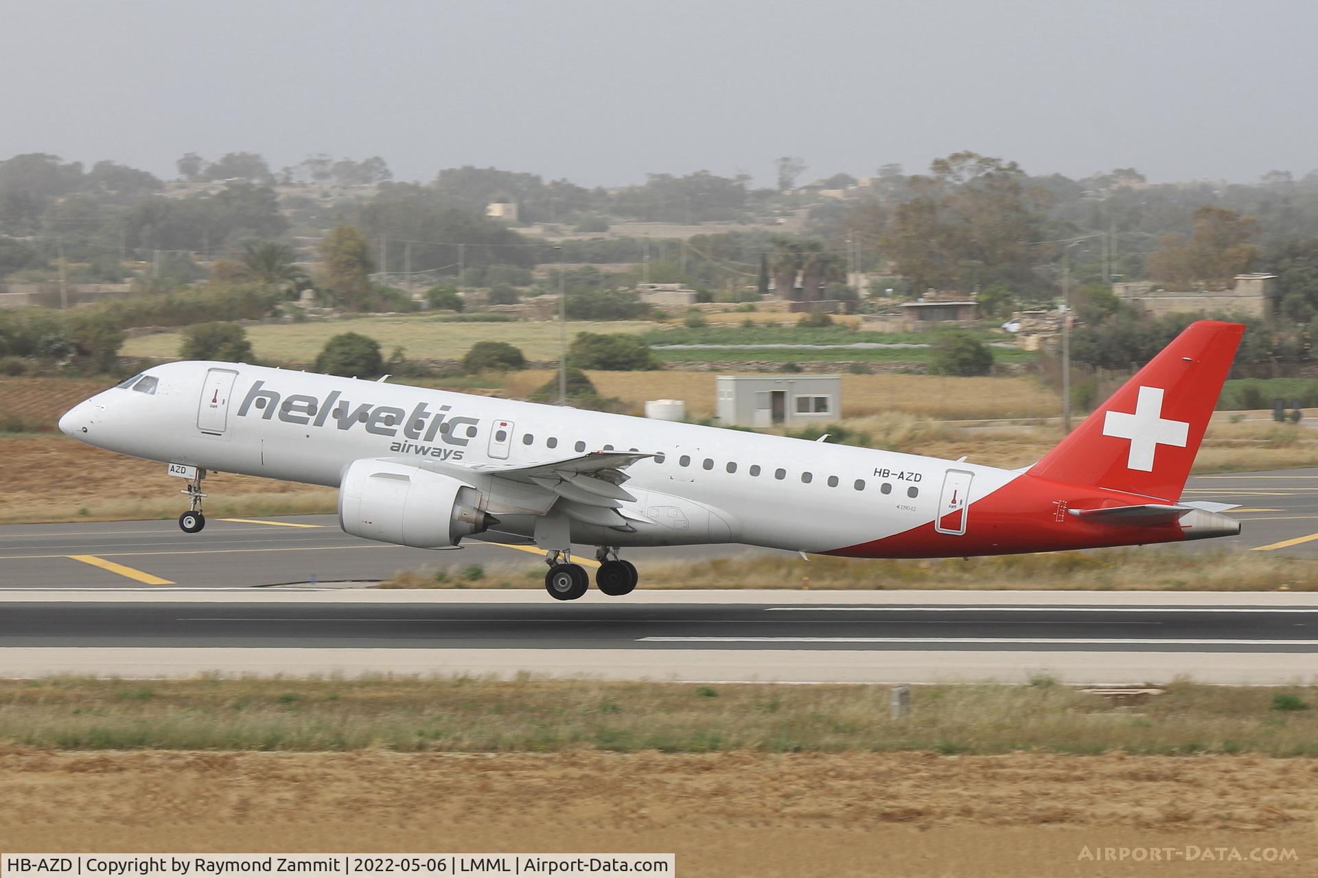 HB-AZD, Embraer 190-E2 (ERJ-190-300) C/N 19020031, Embraer E190-E2 HB-AZD Helvetic Airways