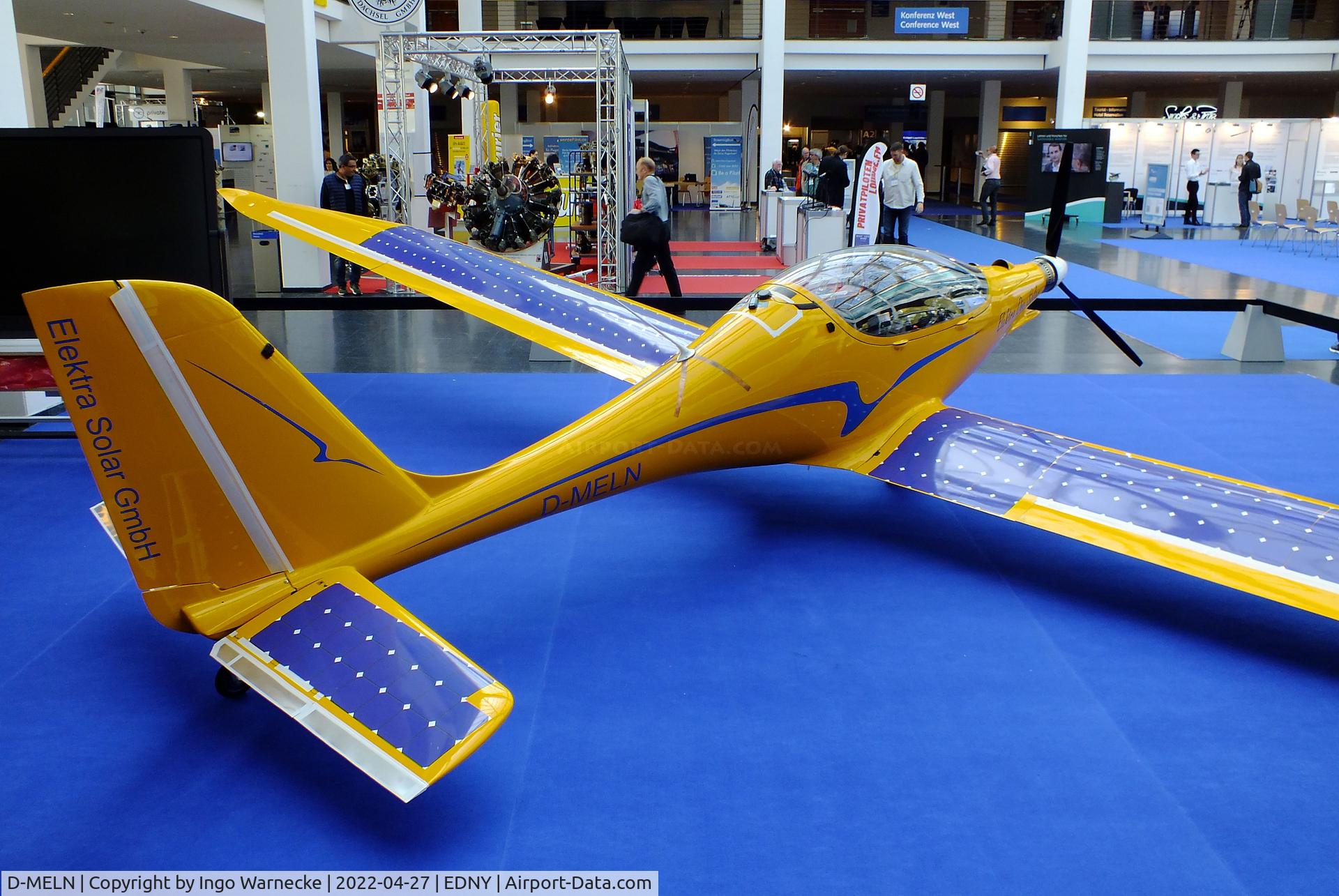 D-MELN, PC-Aero Elektra One Solar C/N unknown_D-MELN, PC-Aero Elektra One Solar with electric motor at the AERO 2022, Friedrichshafen