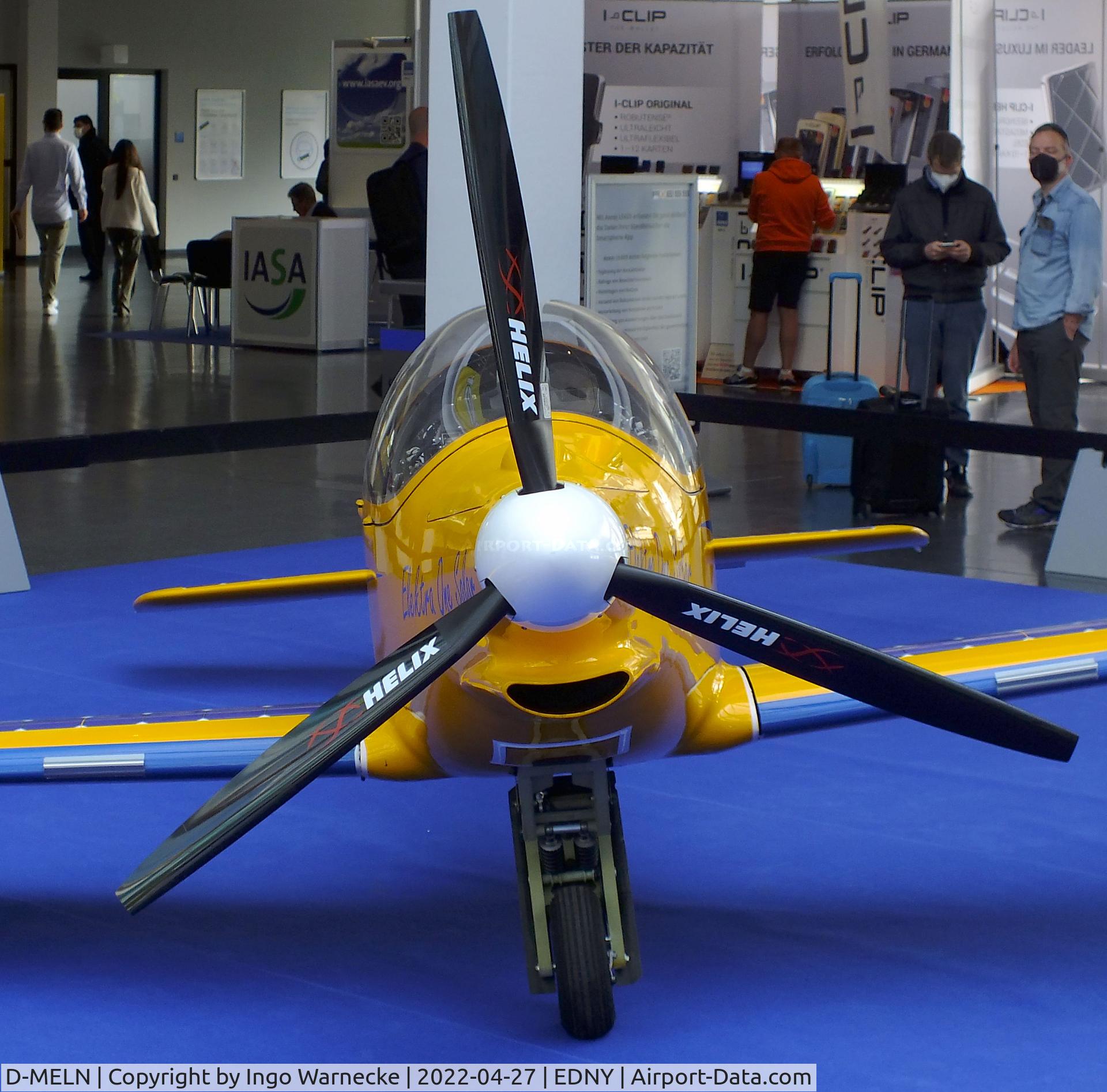 D-MELN, PC-Aero Elektra One Solar C/N unknown_D-MELN, PC-Aero Elektra One Solar with electric motor at the AERO 2022, Friedrichshafen