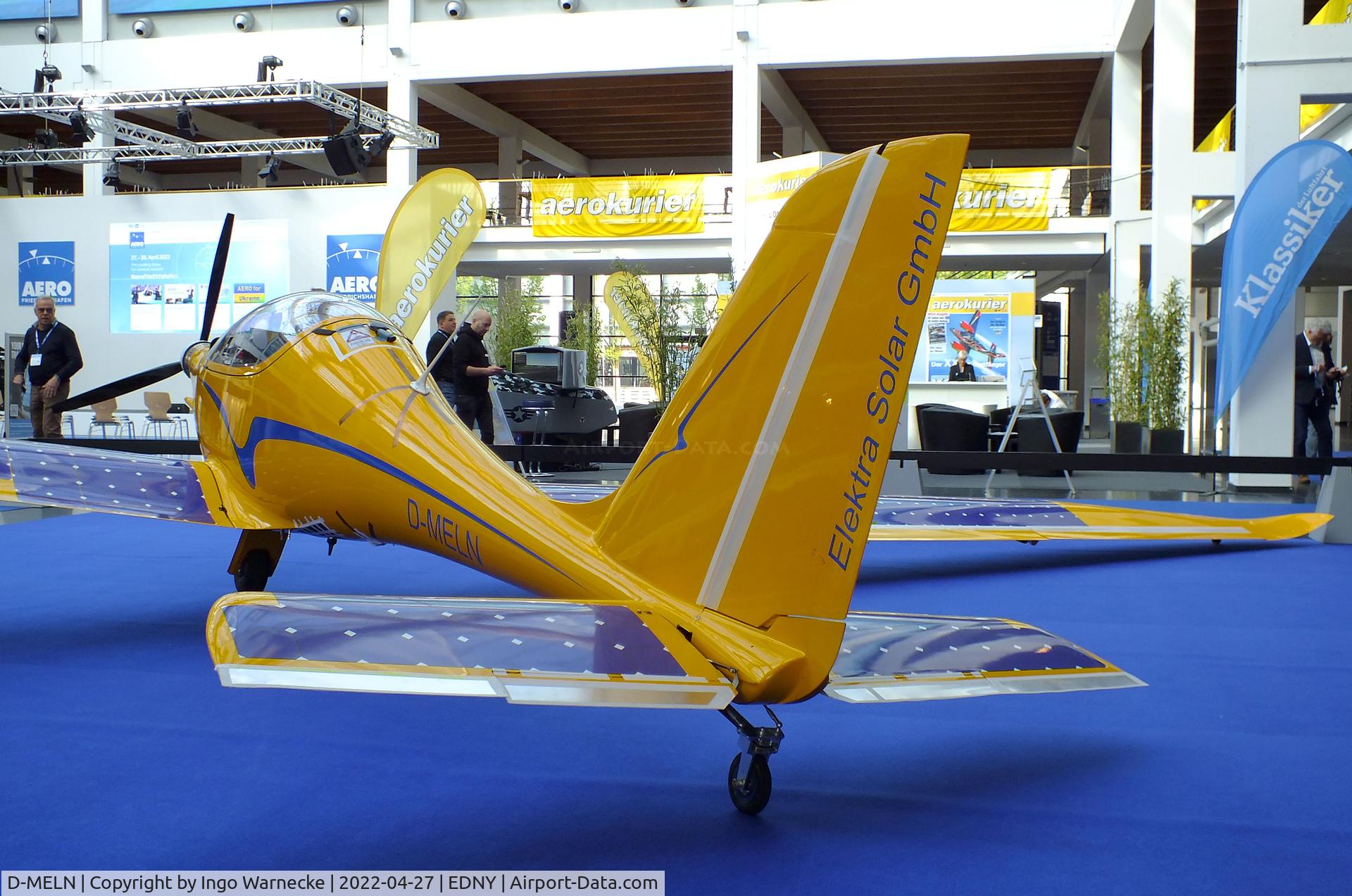 D-MELN, PC-Aero Elektra One Solar C/N unknown_D-MELN, PC-Aero Elektra One Solar with electric motor at the AERO 2022, Friedrichshafen