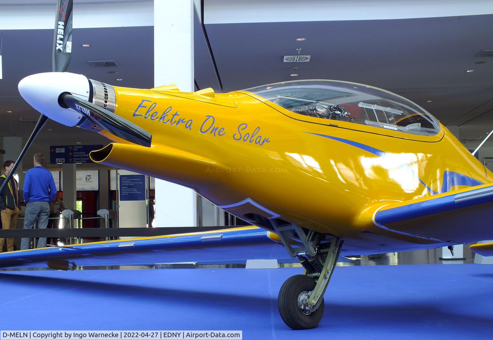 D-MELN, PC-Aero Elektra One Solar C/N unknown_D-MELN, PC-Aero Elektra One Solar with electric motor at the AERO 2022, Friedrichshafen