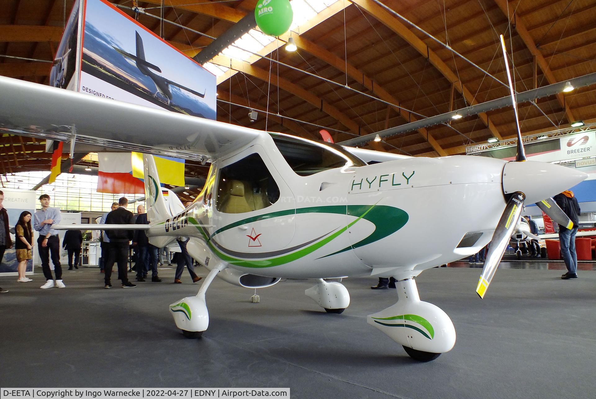 D-EETA, 2019 Flight Design F2e C/N Not found D-EETA, Flight Design F2e with electric motor hydrogen powered by HYFLY fuel cell at the AERO 2022, Friedrichshafen