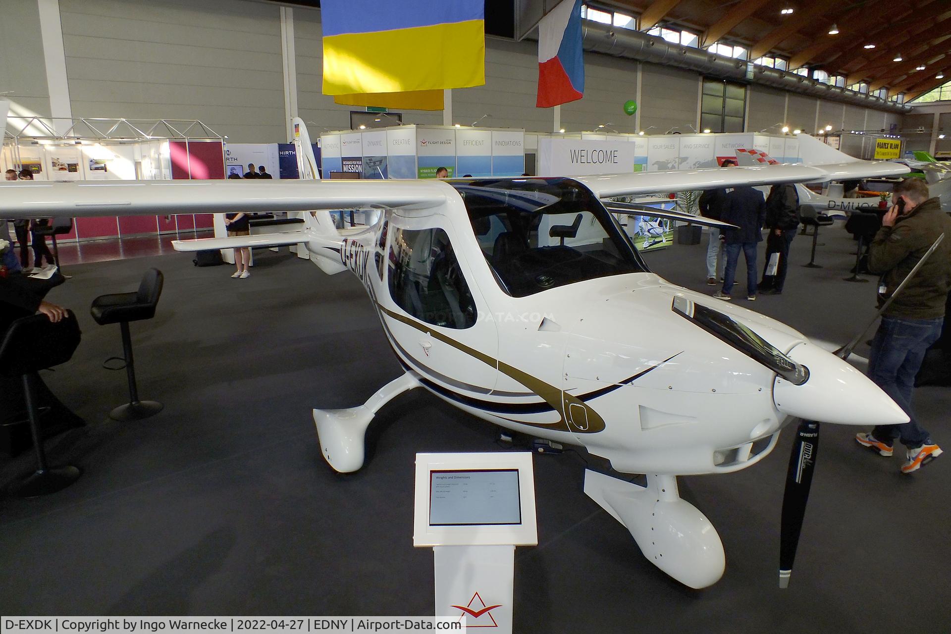 D-EXDK, 2019 Flight Design F2-ELA C/N M-19-11-01, Flight Design F2 at the AERO 2022, Friedrichshafen
