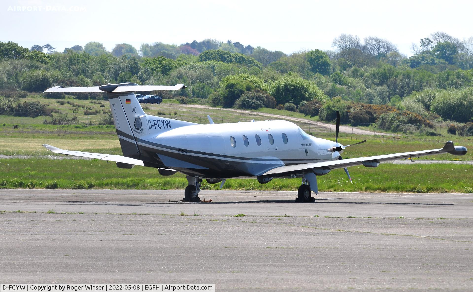 D-FCYW, 2017 Pilatus PC-12/47E C/N 1742, Visiting PC-12 operated by Air Independence.
