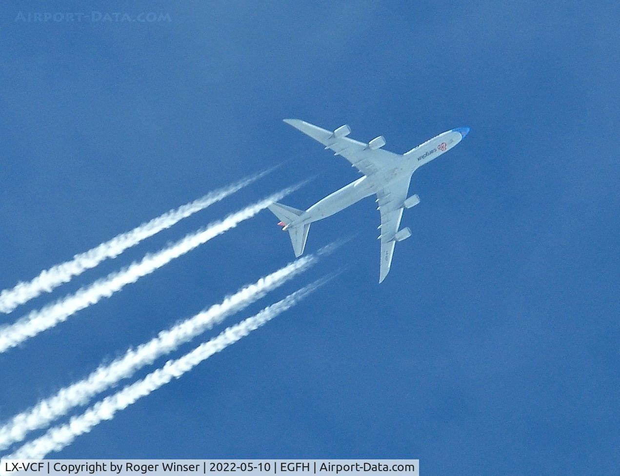 LX-VCF, 2012 Boeing 747-8R7F C/N 35811, OTT. Eastbound at 37000 feet to Luxembourg in 
