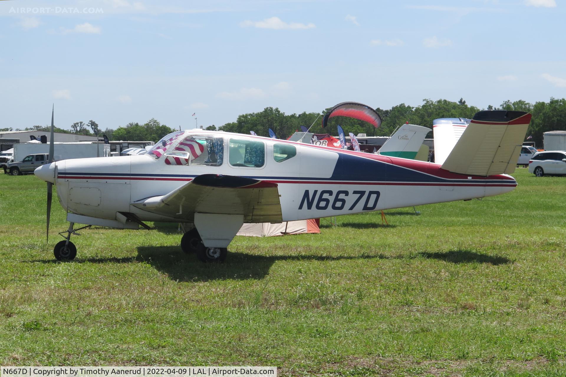 N667D, Beech C35 Bonanza C/N D-2938, Beech C35, c/n: D-2938, Sun 'n Fun