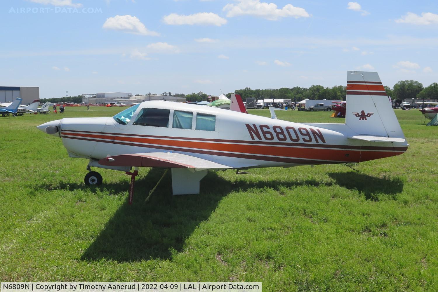 N6809N, 1968 Mooney M-20G Statesman C/N 680103, 1968 Mooney M-20G, c/n: 680103, Sun 'n Fun