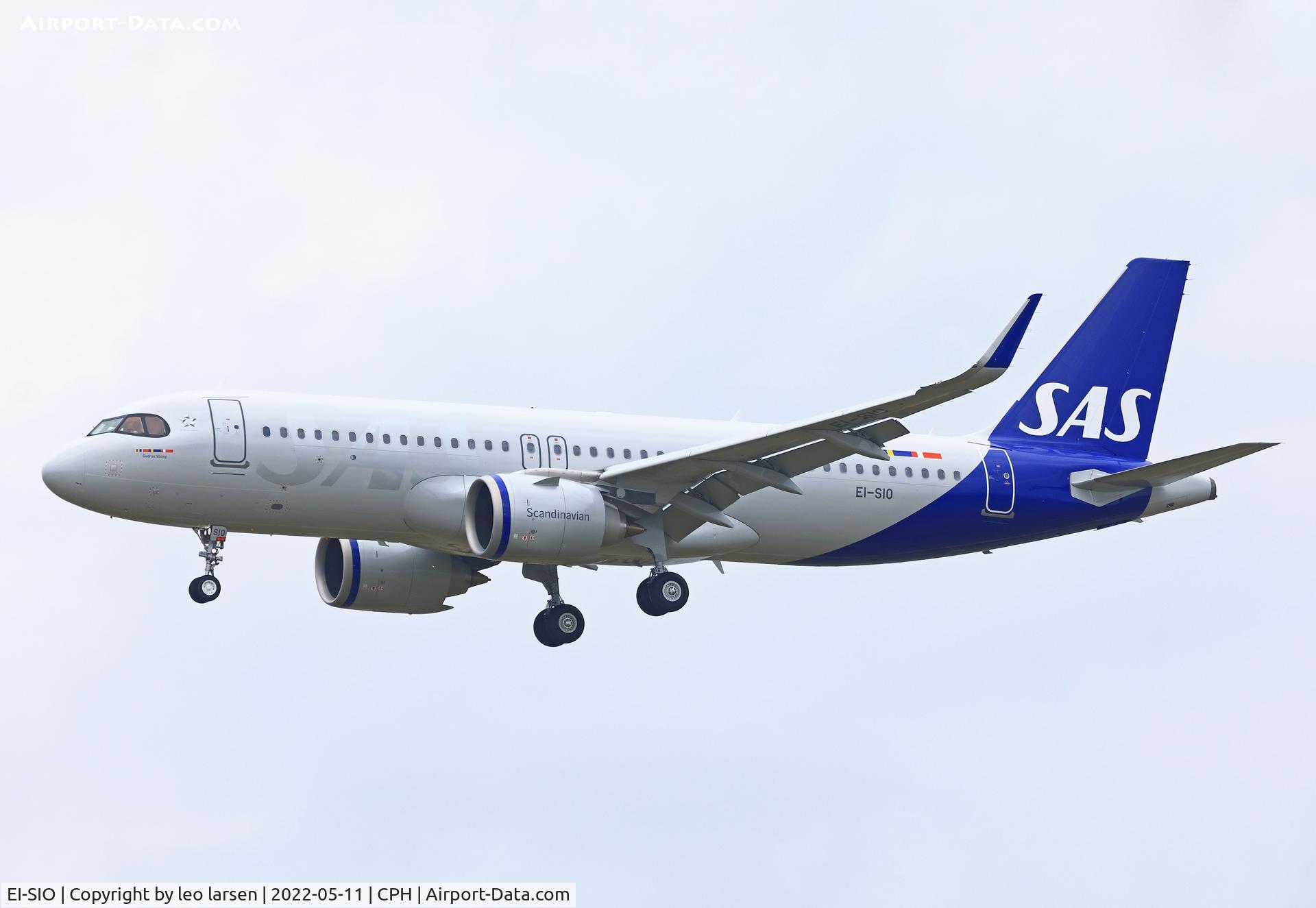 EI-SIO, 2022 Airbus A320-251N C/N 10813, Copenhagen 11.5.2022 on delivery flight