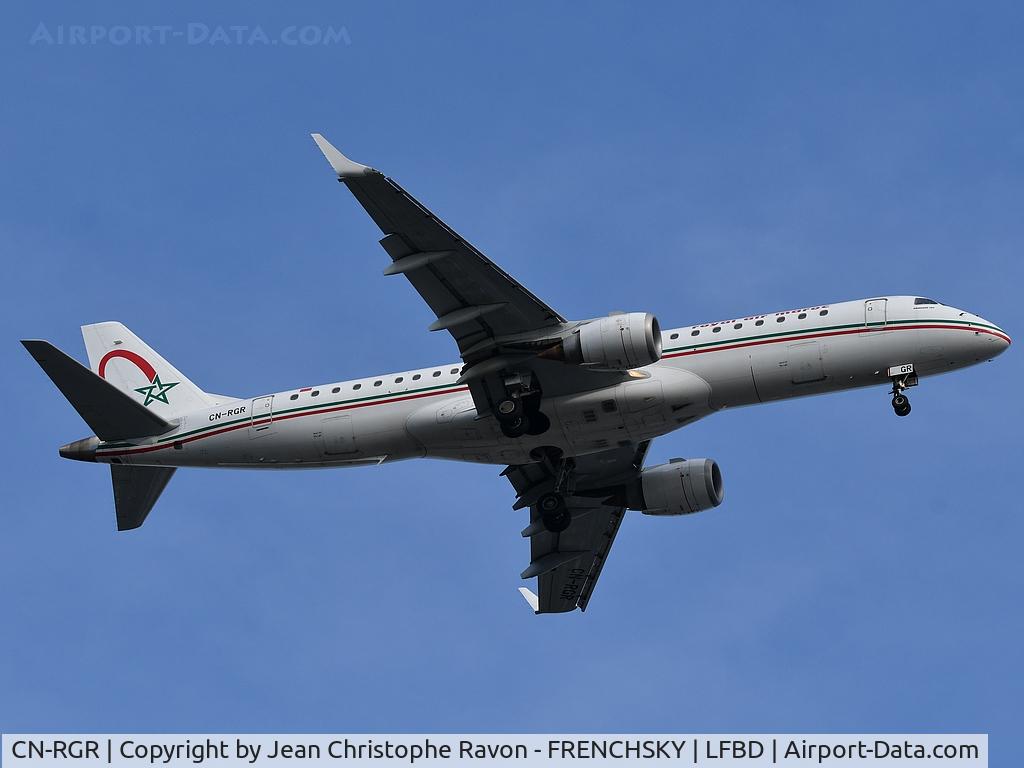 CN-RGR, 2014 Embraer 190AR (ERJ-190-100IGW) C/N 19000684, Marrakesh (RAK) to Bordeaux (BOD)	AT614