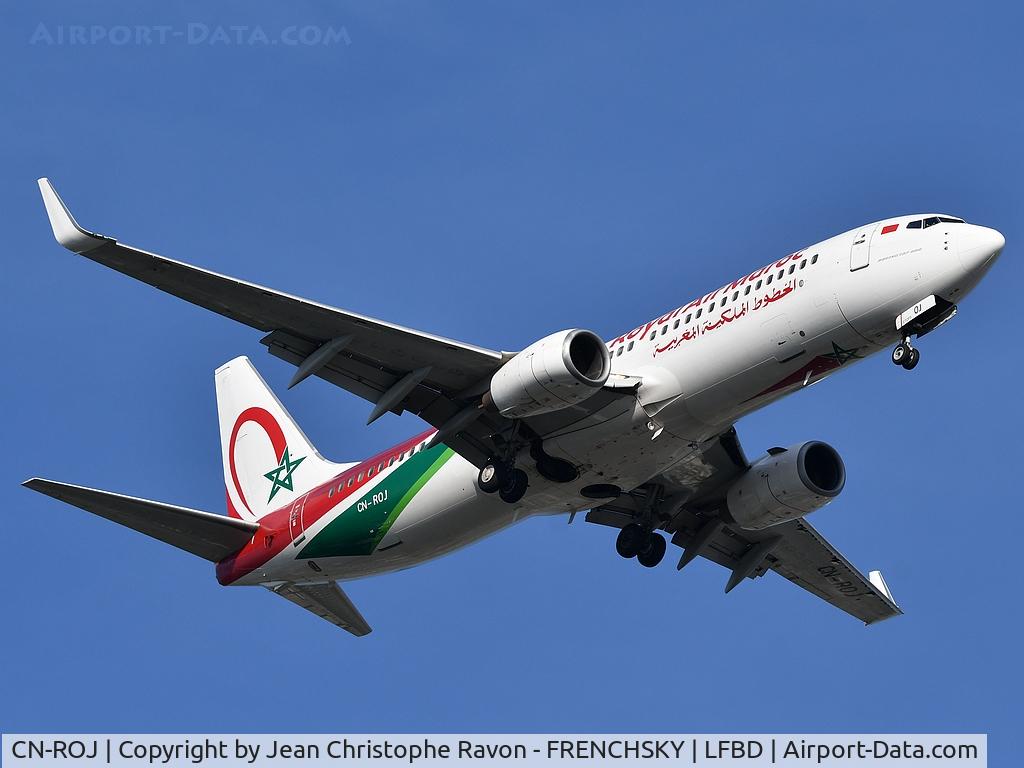 CN-ROJ, 2006 Boeing 737-85P C/N 33979, Casablanca (CMN) to Bordeaux (BOD)	AT798