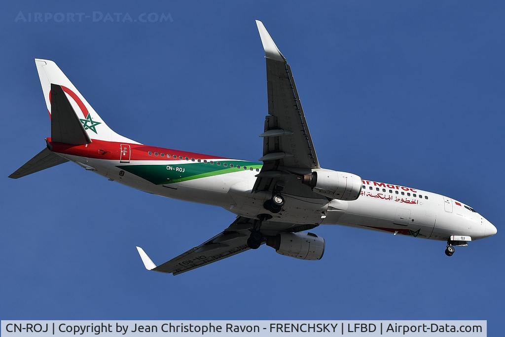 CN-ROJ, 2006 Boeing 737-85P C/N 33979, Casablanca (CMN) to Bordeaux (BOD)	AT798