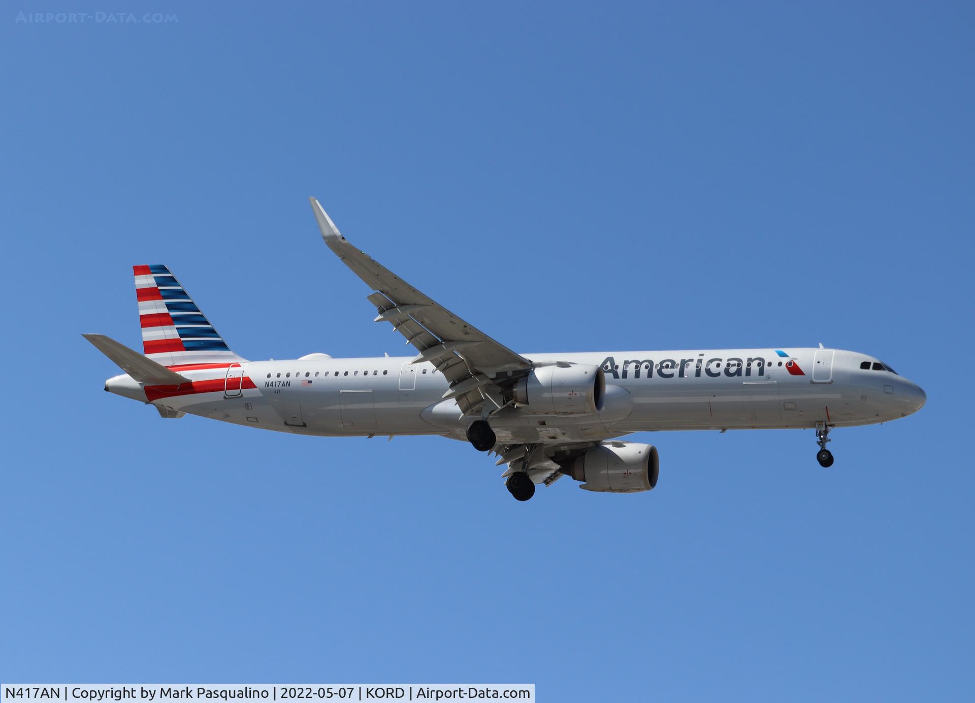 N417AN, 2020 Airbus A321-253NX C/N 9537, Airbus A321-231