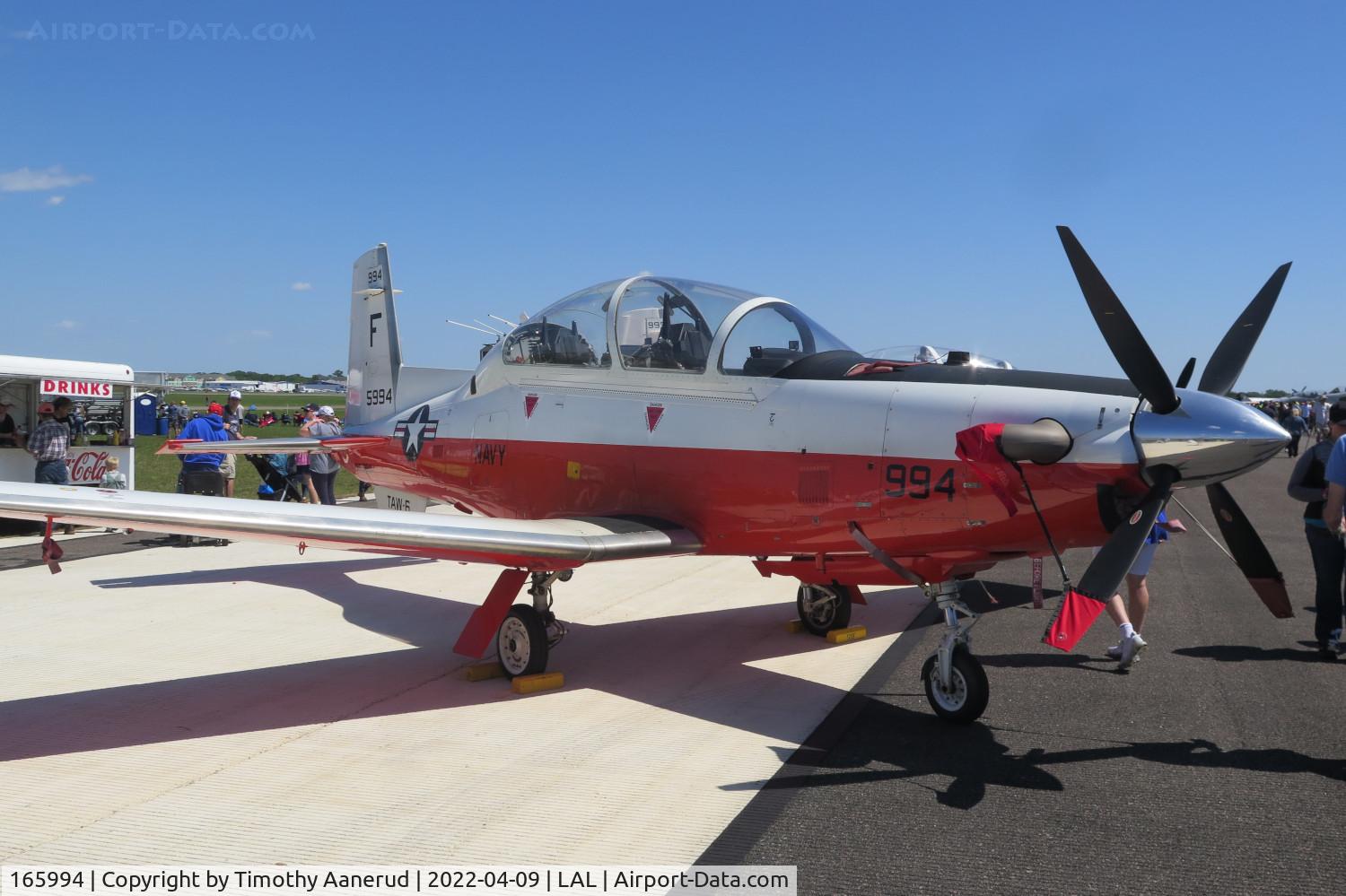 165994, Raytheon T-6A Texan II C/N PT-176, BuNu 165994, Raytheon T-6A Texan II, c/n: PT-176, Sun 'n Fun