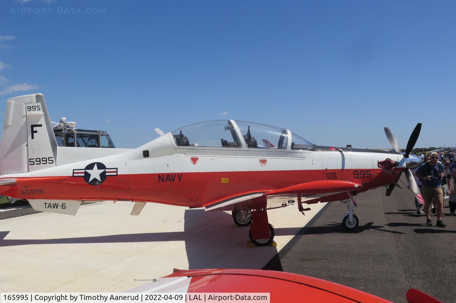 165995, Raytheon T-6A Texan II C/N PT-181, BuNu 165995, Raytheon T-6A Texan II, c/n: PT-181, Sun 'n Fun