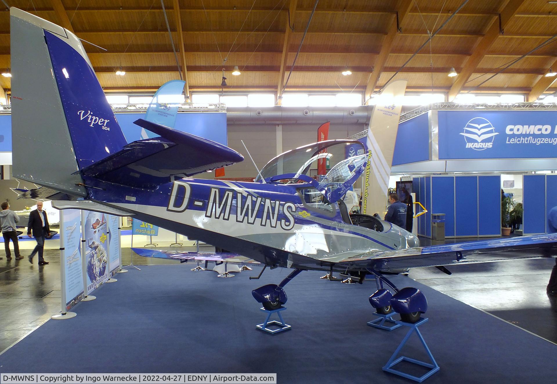 D-MWNS, Tomark Aero Viper SD-4 C/N Not found D-MWNS, Tomark Aero Viper SD-4 at the AERO 2022, Friedrichshafen