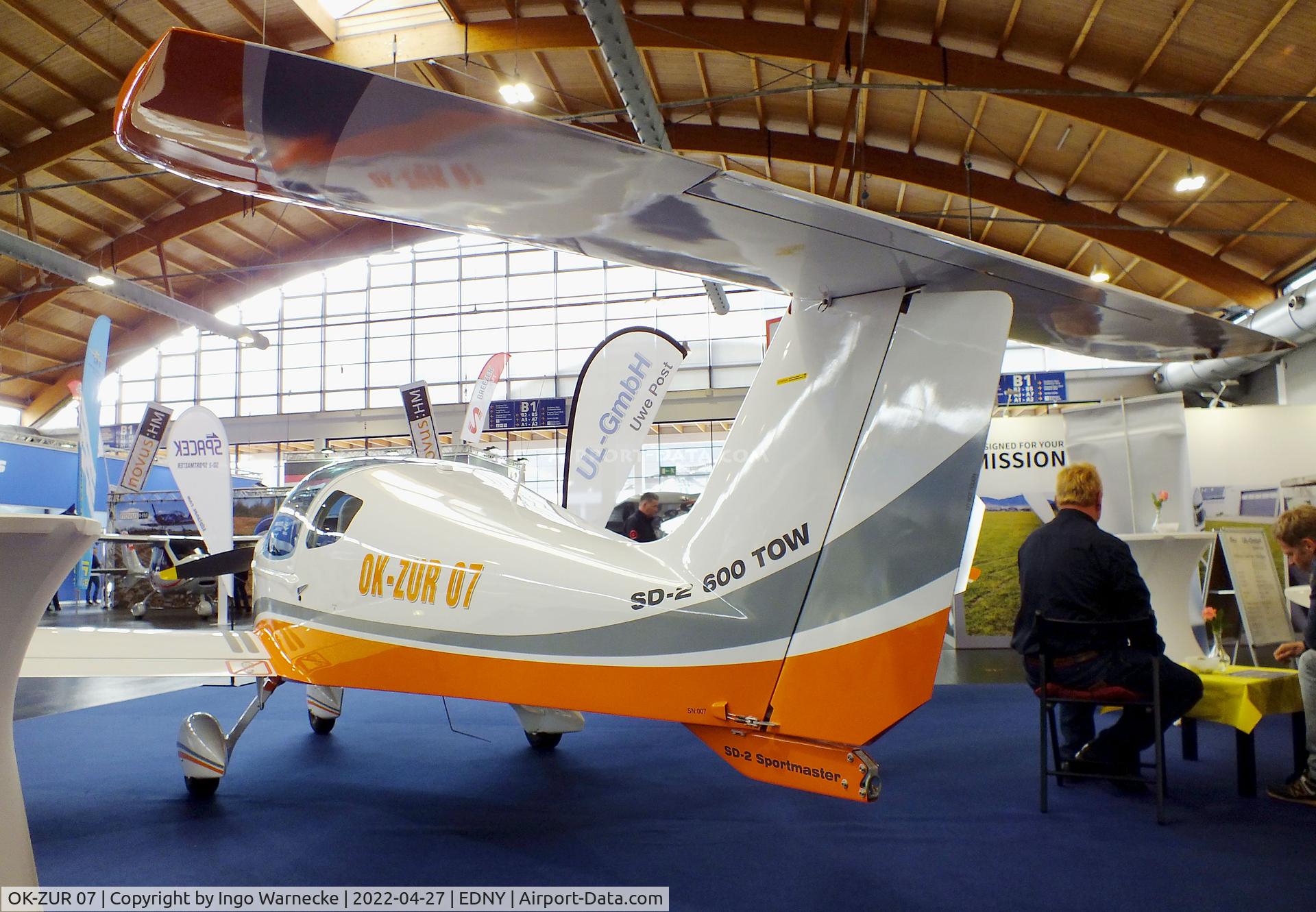 OK-ZUR 07, Spacek SD-2 SportMaster 600 TOW C/N not found_OK-ZUR 07, Spacek SD-2 SportMaster 600 TOW at the AERO 2022, Friedrichshafen