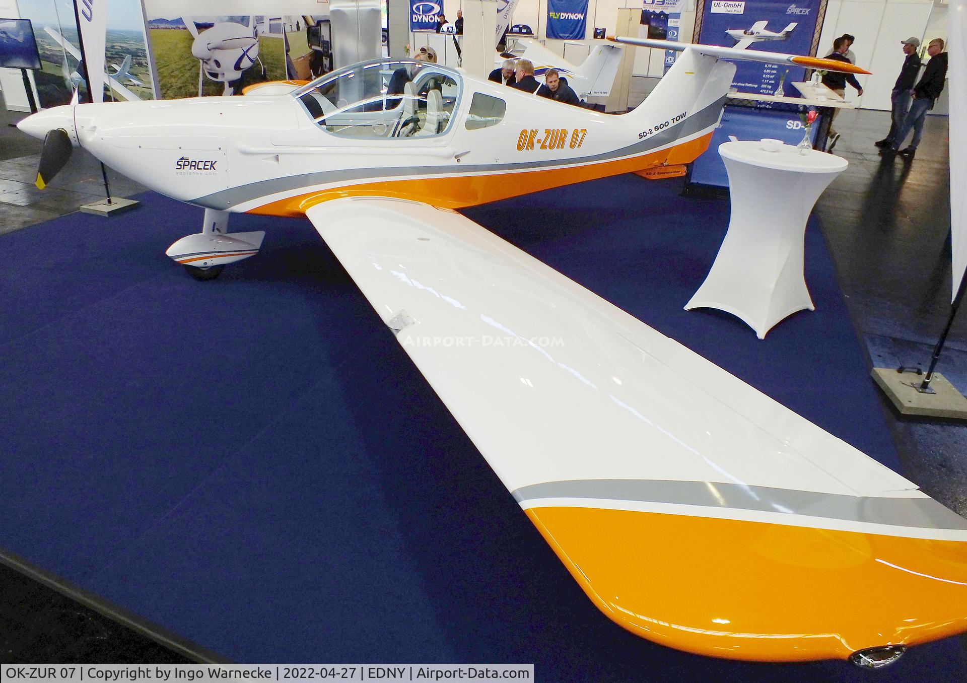 OK-ZUR 07, Spacek SD-2 SportMaster 600 TOW C/N not found_OK-ZUR 07, Spacek SD-2 SportMaster 600 TOW at the AERO 2022, Friedrichshafen