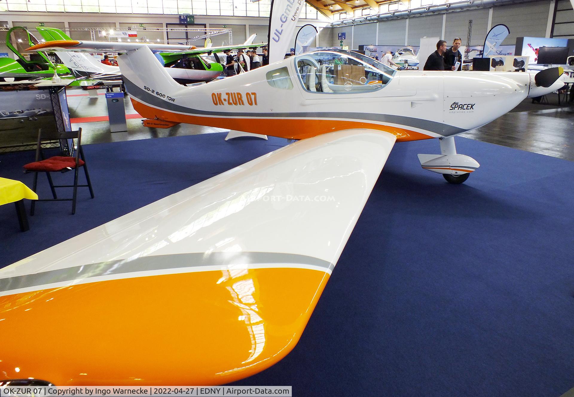 OK-ZUR 07, Spacek SD-2 SportMaster 600 TOW C/N not found_OK-ZUR 07, Spacek SD-2 SportMaster 600 TOW at the AERO 2022, Friedrichshafen
