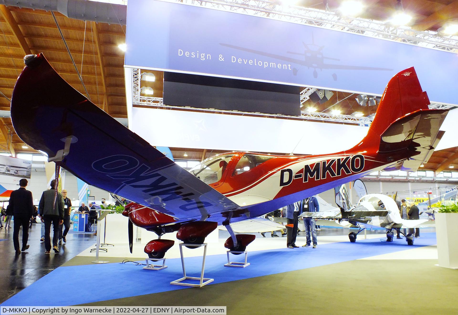 D-MKKO, Evektor-Aerotechnik EV-97 Eurostar C/N not found_D-MKKO, Evektor EV-97 Eurostar
 at the AERO 2022, Friedrichshafen