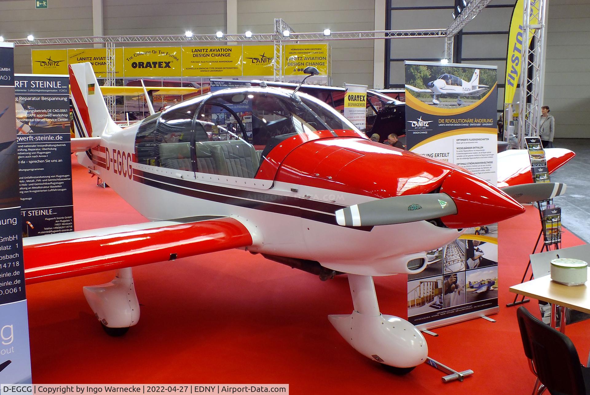 D-EGCG, Robin DR-400-180R Remorqueur Regent C/N 1413, Robin DR.400-180R Remorqueur at the AERO 2022, Friedrichshafen