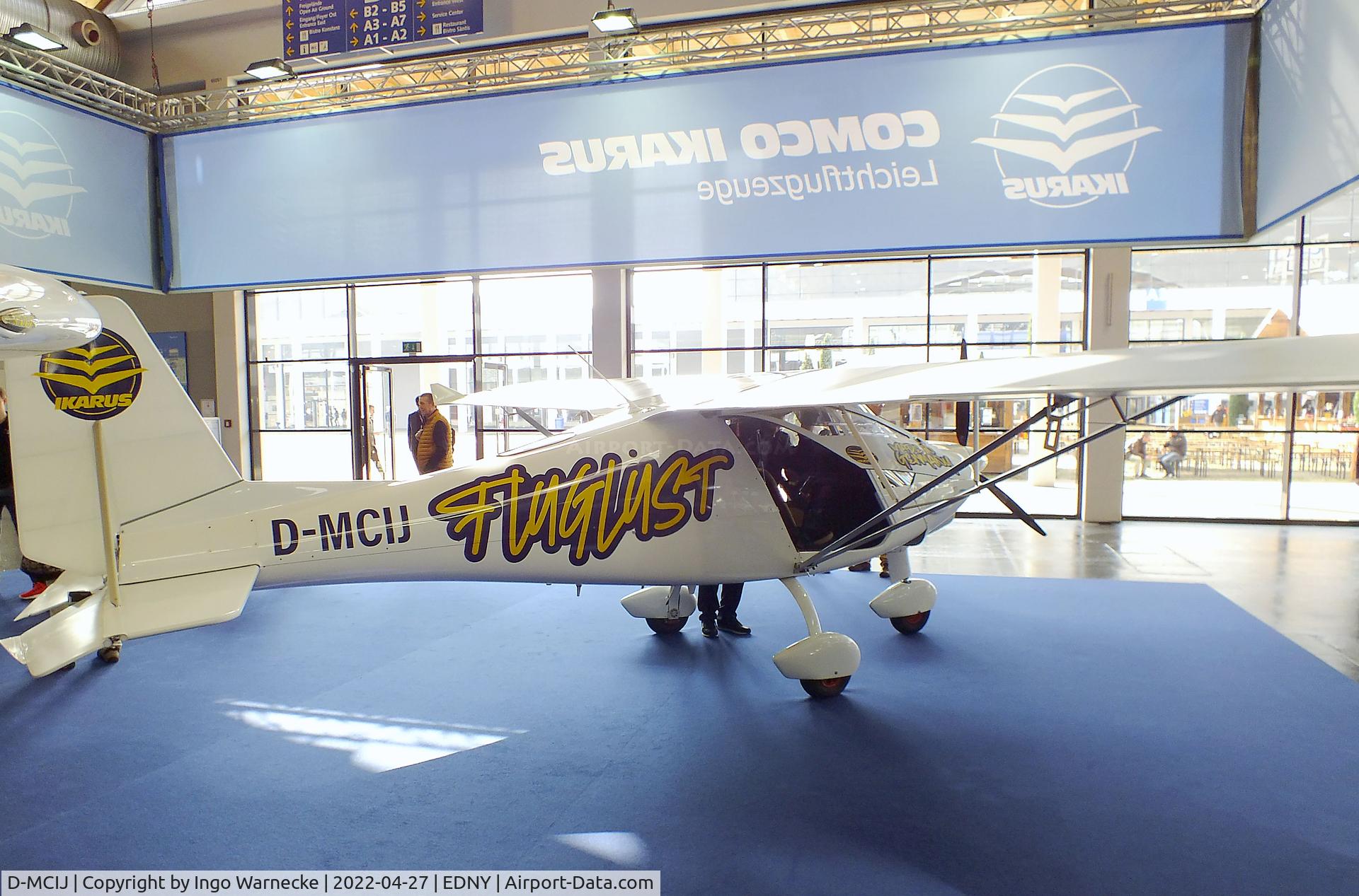 D-MCIJ, Comco Ikarus C-42CS C/N not found_D-MCIJ, Comco Ikarus C42CS at the AERO 2022, Friedrichshafen