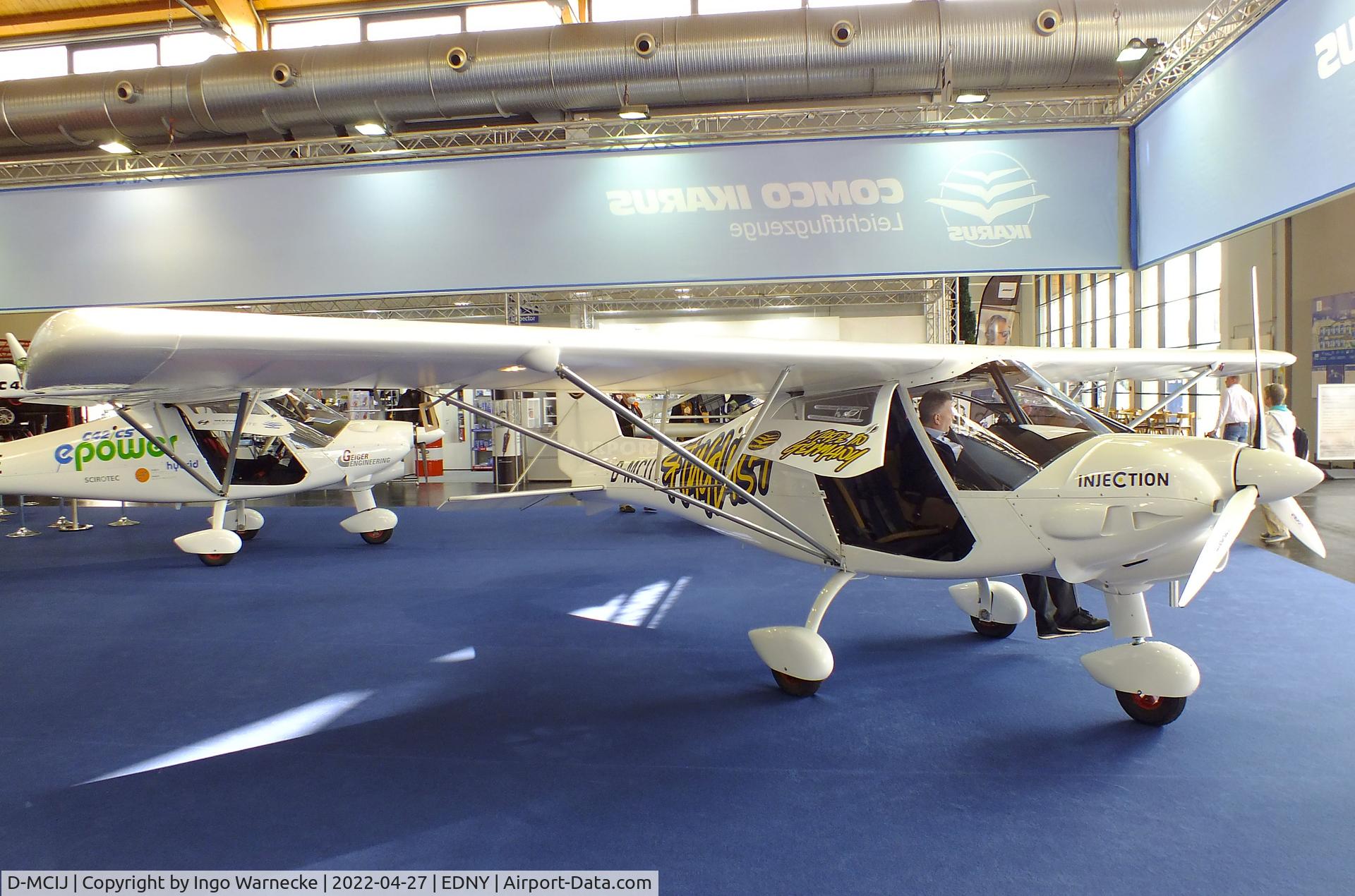 D-MCIJ, Comco Ikarus C-42CS C/N not found_D-MCIJ, Comco Ikarus C42CS at the AERO 2022, Friedrichshafen