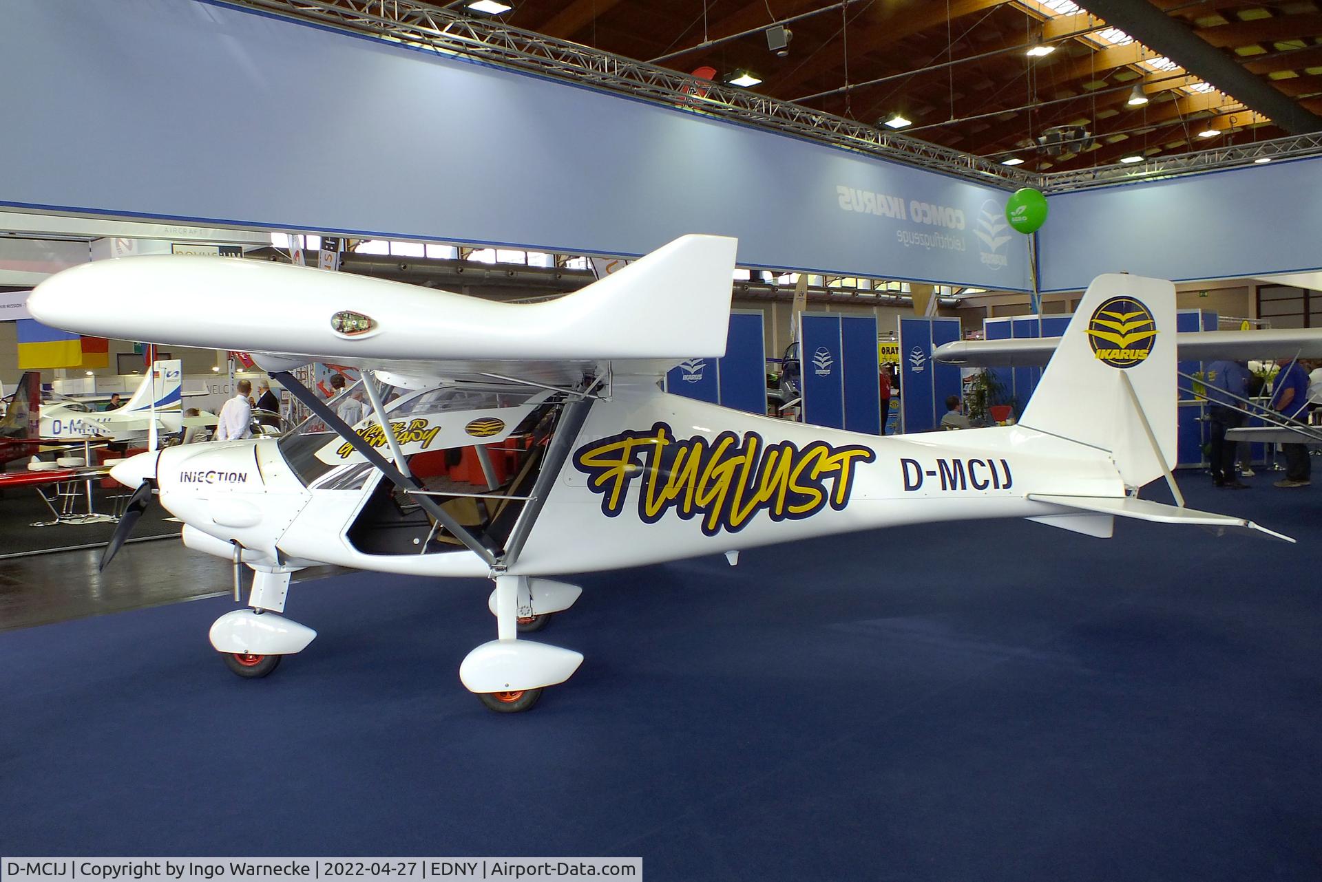 D-MCIJ, Comco Ikarus C-42CS C/N not found_D-MCIJ, Comco Ikarus C42CS at the AERO 2022, Friedrichshafen
