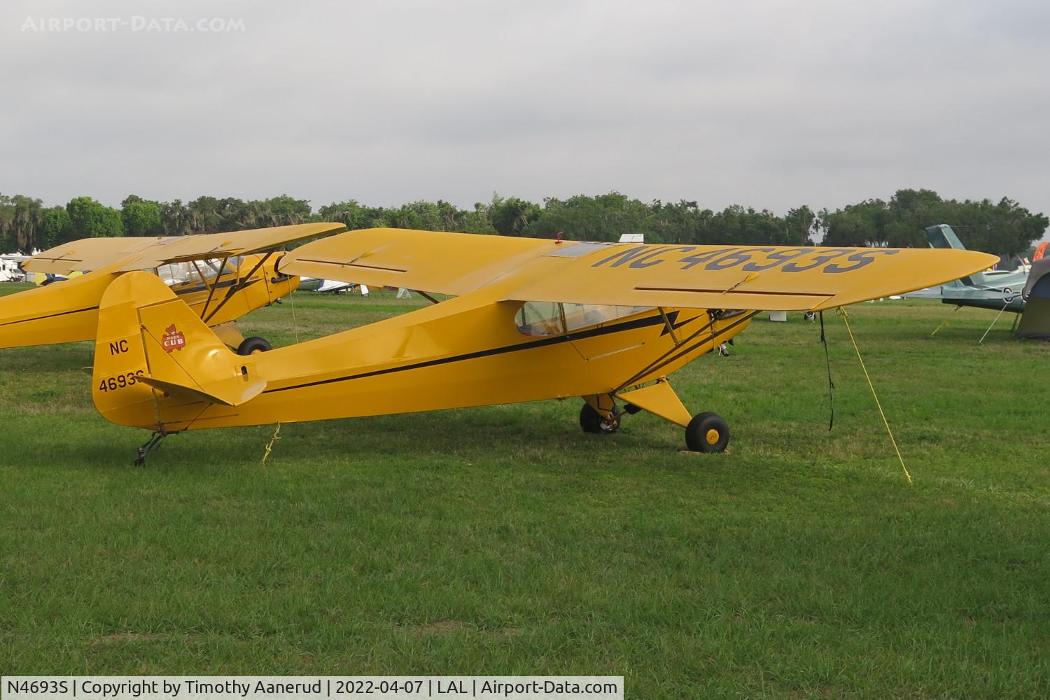 N4693S, 1946 Piper J3C-65 Cub C/N 18373, 1946 Piper J3C-65, c/n: 18373, Sun 'n Fun