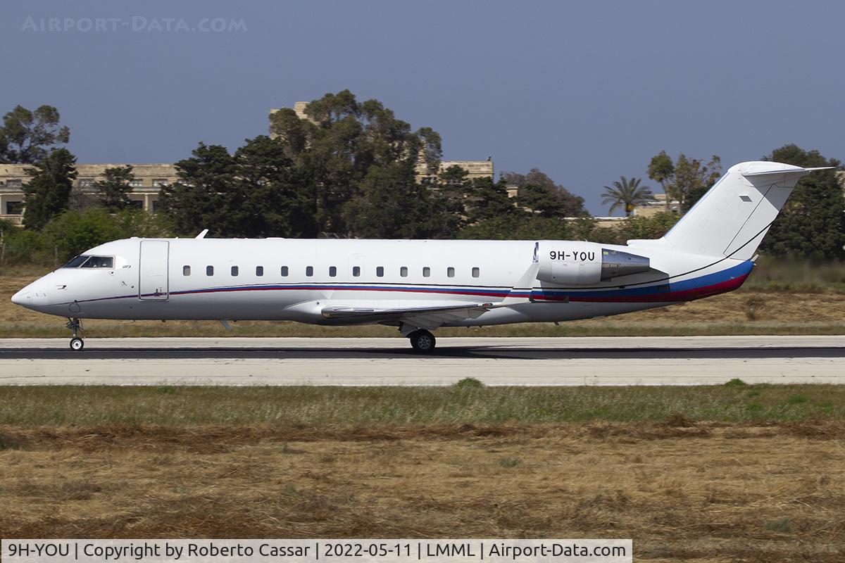 9H-YOU, 2008 Bombardier Challenger 850 (CL-600-2B19) C/N 8085, Runway 31