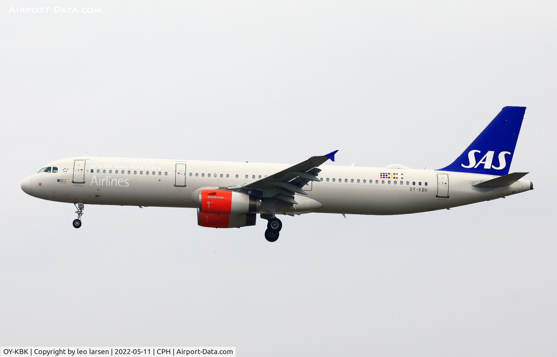 OY-KBK, 2001 Airbus A321-232 C/N 1587, Copenhagen 11.5.2022