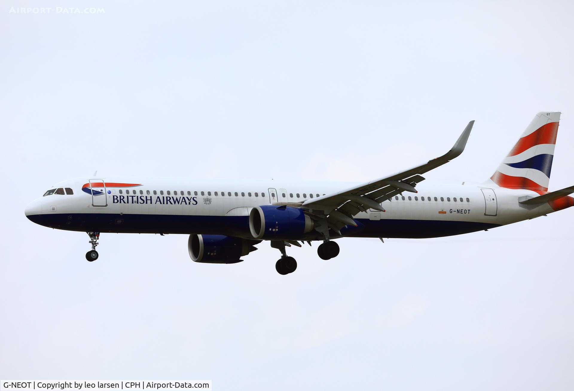 G-NEOT, 2019 Airbus A321-251NX C/N 8718, Copenhagen 11.5.2022