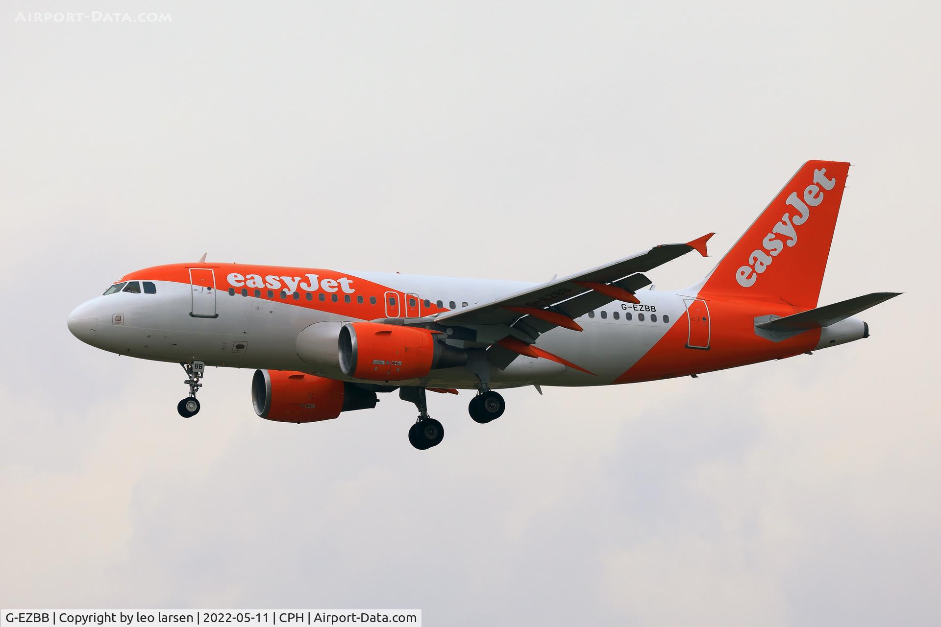 G-EZBB, 2006 Airbus A319-111 C/N 2854, Copenhagen 11.5.2022