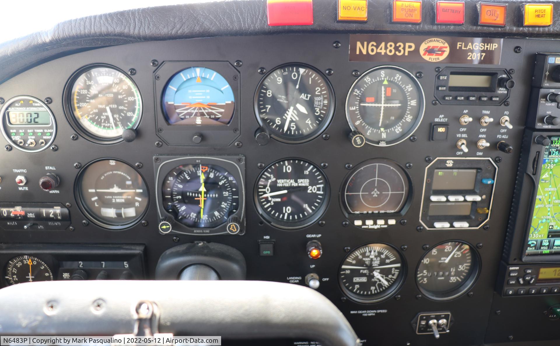 N6483P, 1959 Piper PA-24-250 Comanche C/N 24-1601, Piper PA-24-250