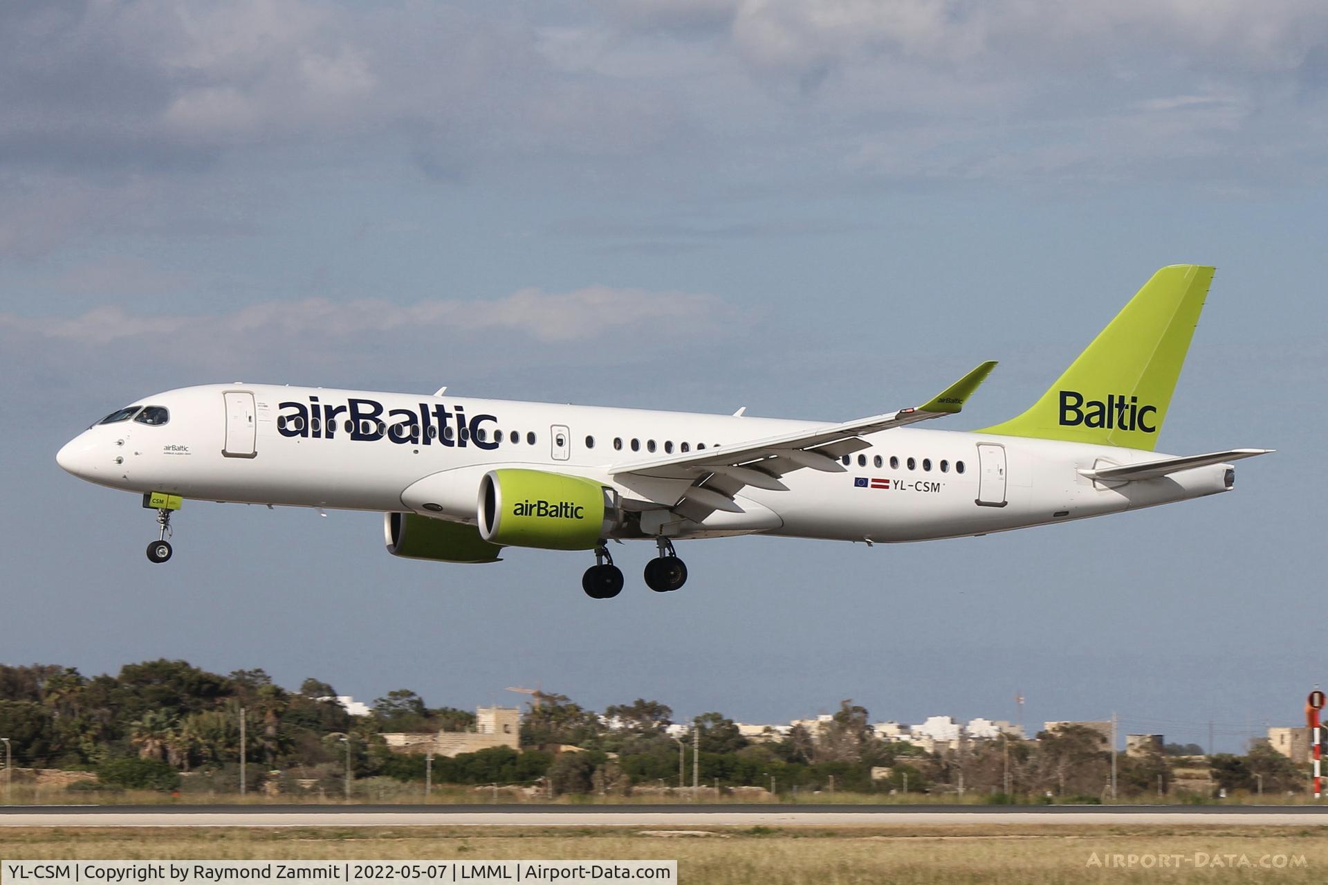 YL-CSM, 2018 Airbus A220-300 C/N 55042, A220 YL-CSM Air Baltic