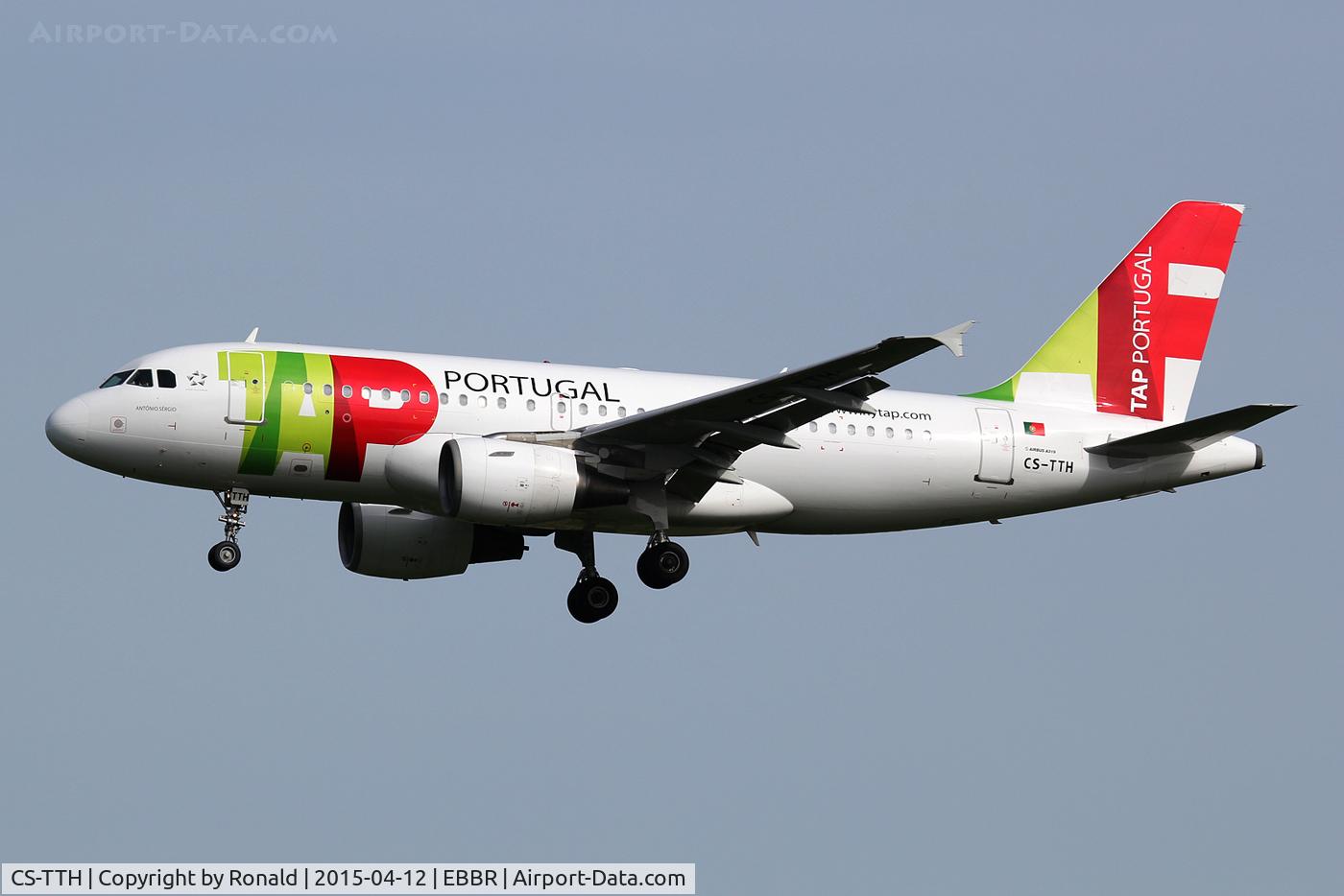 CS-TTH, 1998 Airbus A319-111 C/N 917, at bru