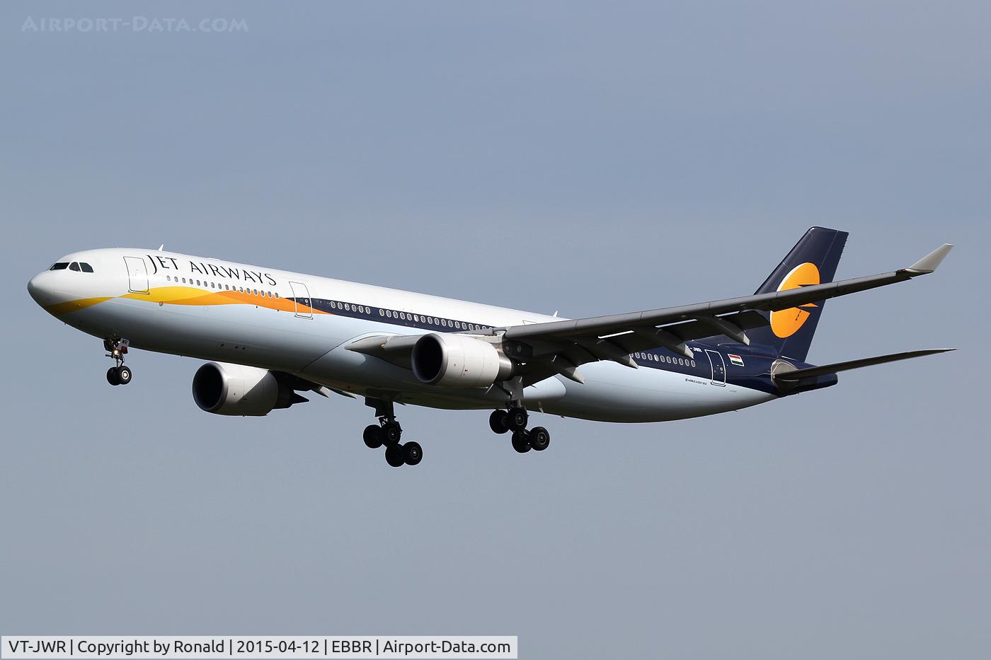 VT-JWR, 2012 Airbus A330-302 C/N 1351, at bru