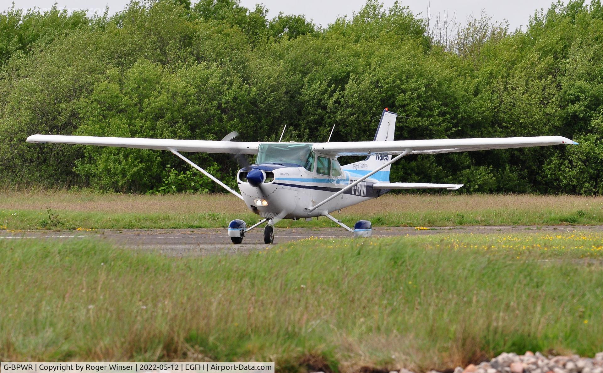 G-BPWR, 1979 Cessna R172K Hawk XP C/N R172-2953, Visiting Hawk XP operated by FlyWales Flight Training.