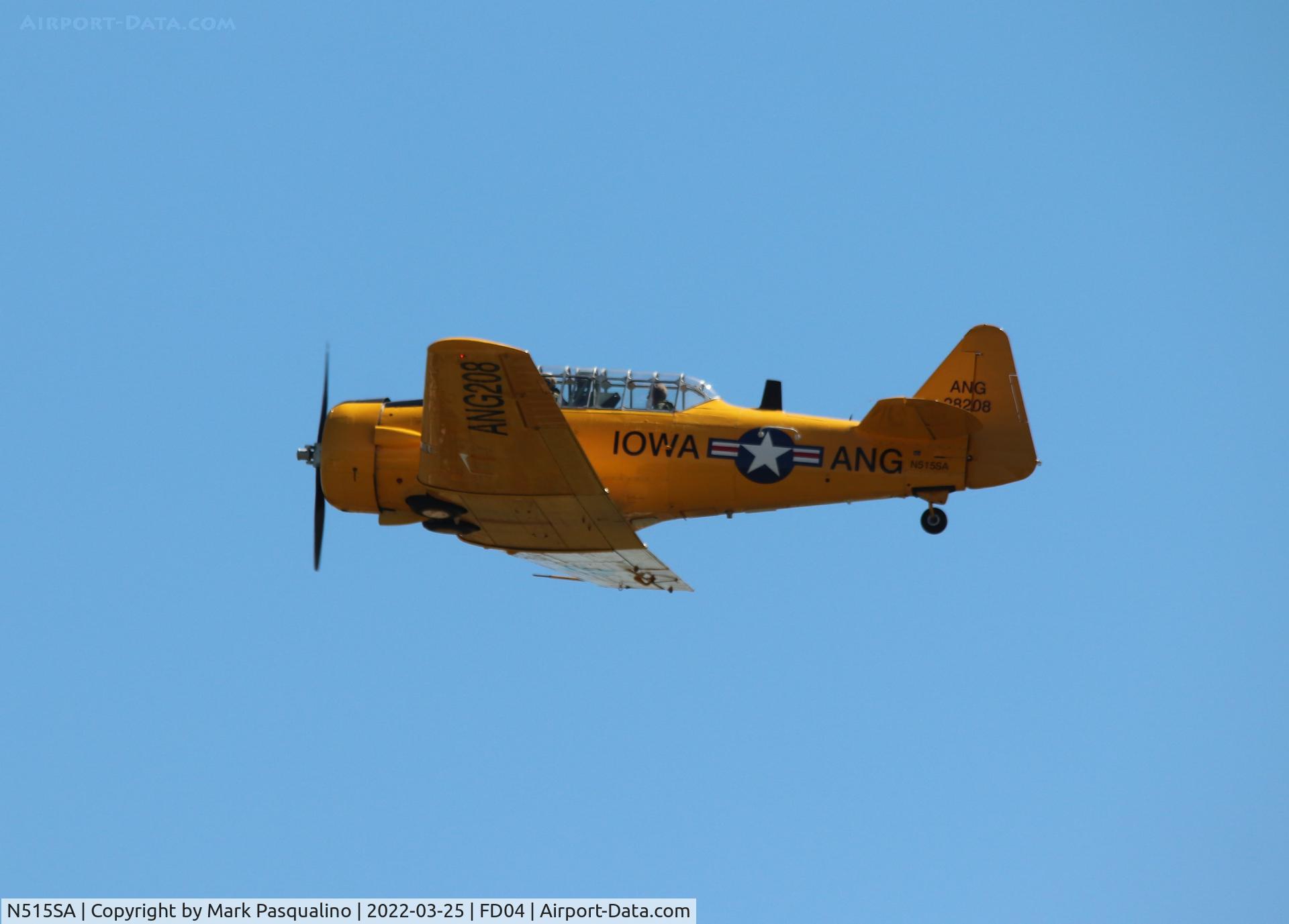 N515SA, 1943 North American AT-6D C/N 8814953, North American AT-6D