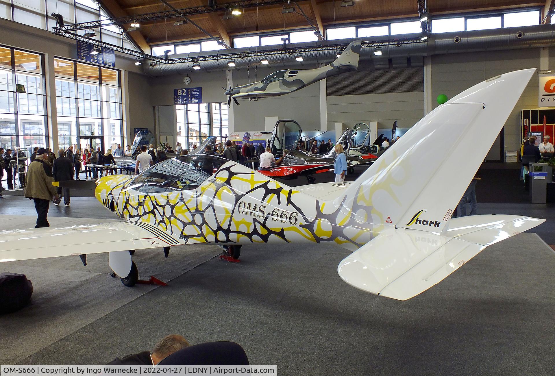 OM-S666, Shark Aero Shark C/N 090, Shark Aero Shark at the AERO 2022, Friedrichshafen