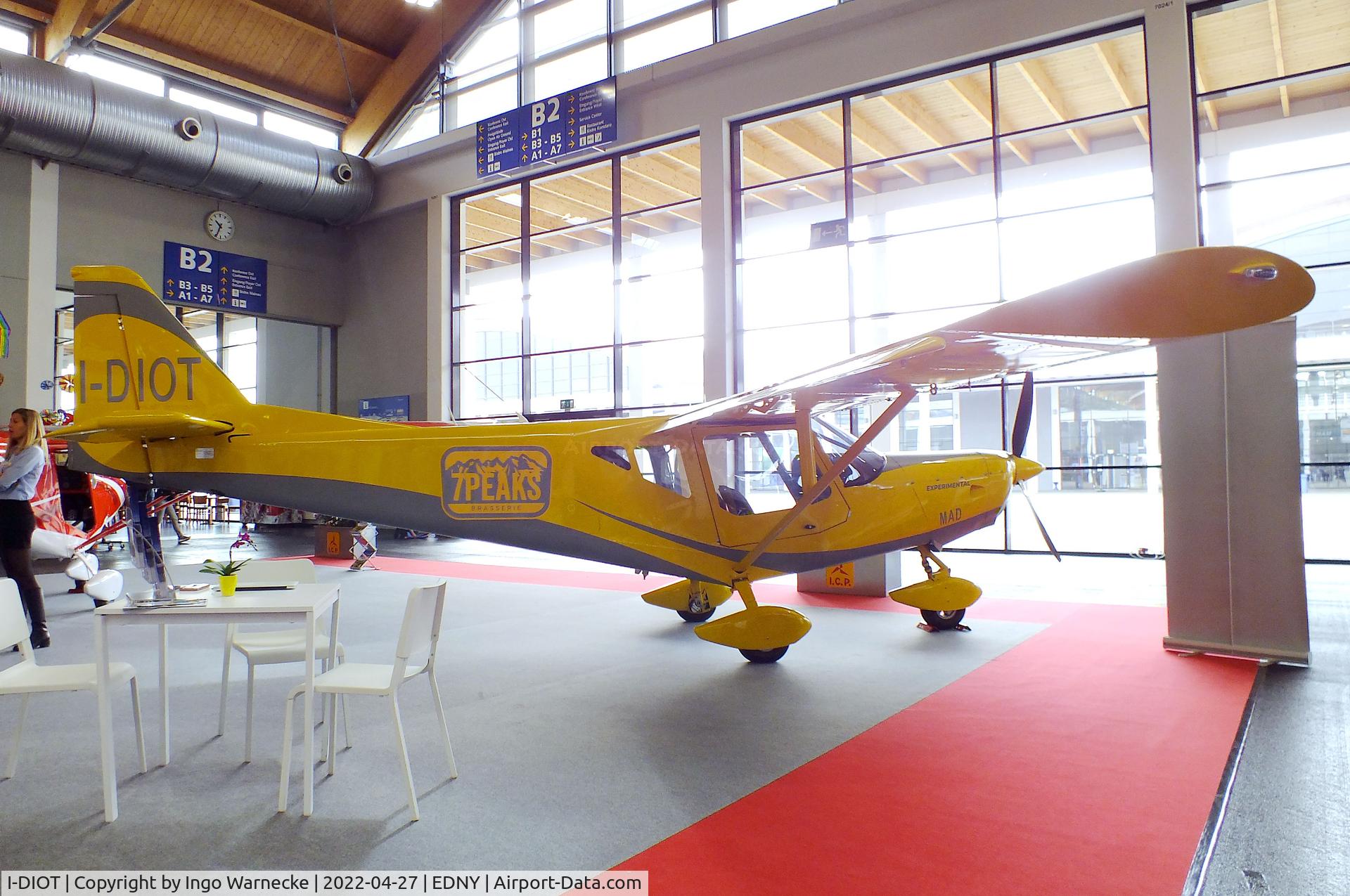 I-DIOT, ICP Ventura 4 Experimental C/N Not found I-DIOT, ICP Ventura 4 at the AERO 2022, Friedrichshafen
