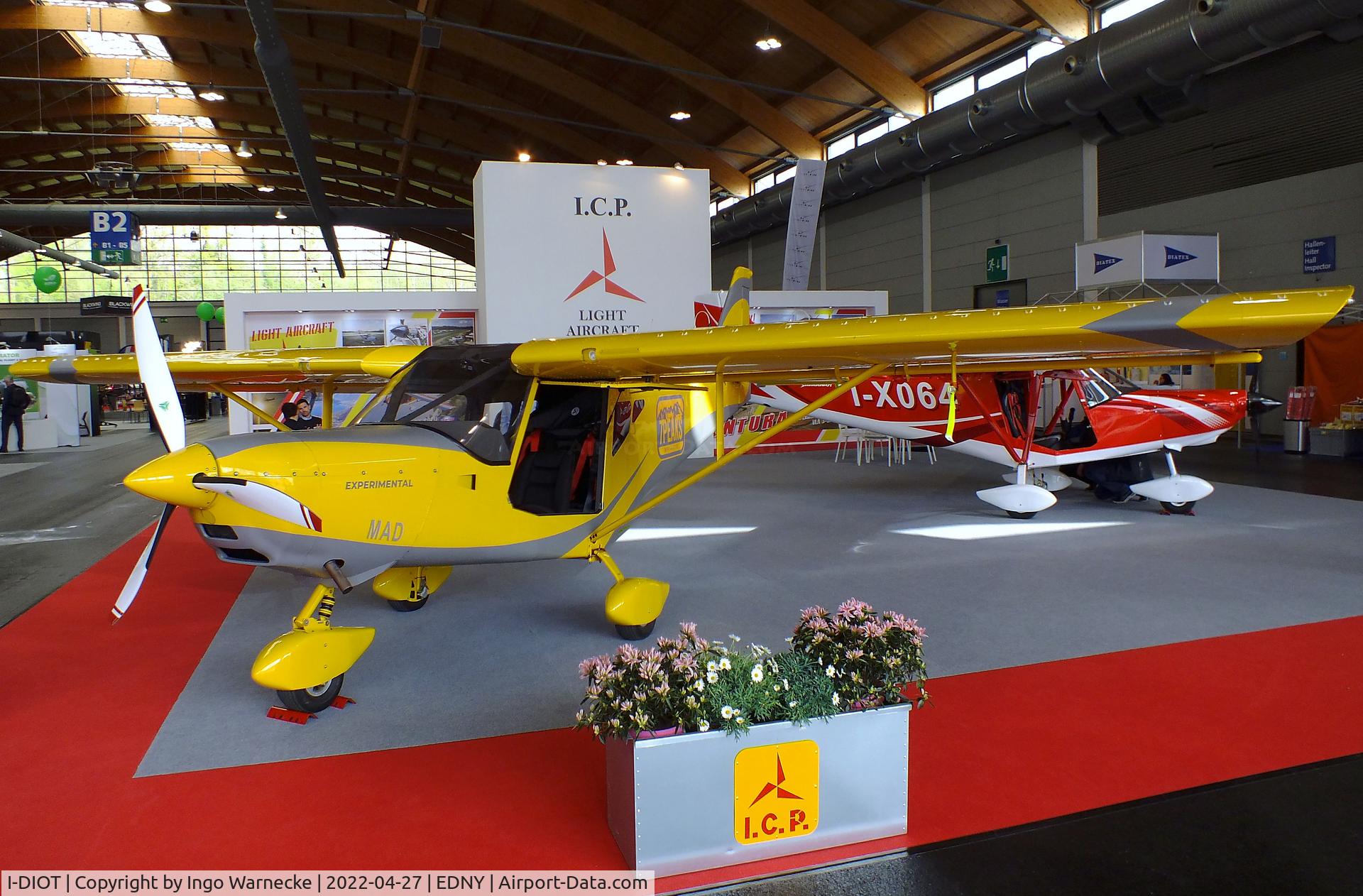 I-DIOT, ICP Ventura 4 Experimental C/N Not found I-DIOT, ICP Ventura 4 at the AERO 2022, Friedrichshafen