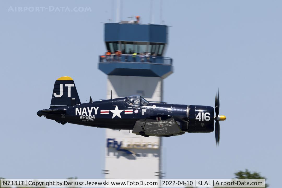 N713JT, 1945 Vought F4U-4B Corsair C/N 97143, Chance Vought F4U-4 Corsair  C/N 97143, N713JT