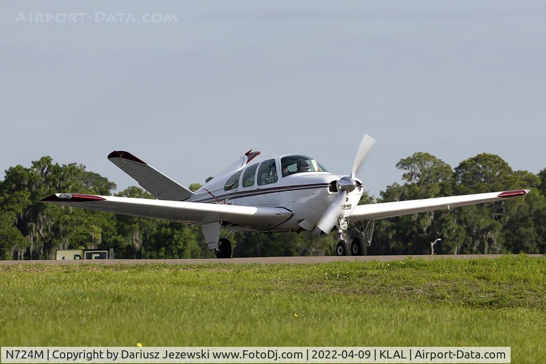 N724M, 1962 Beech P35 Bonanza C/N D-7006, Beech P35 Bonanza  C/N D-7006, N724M