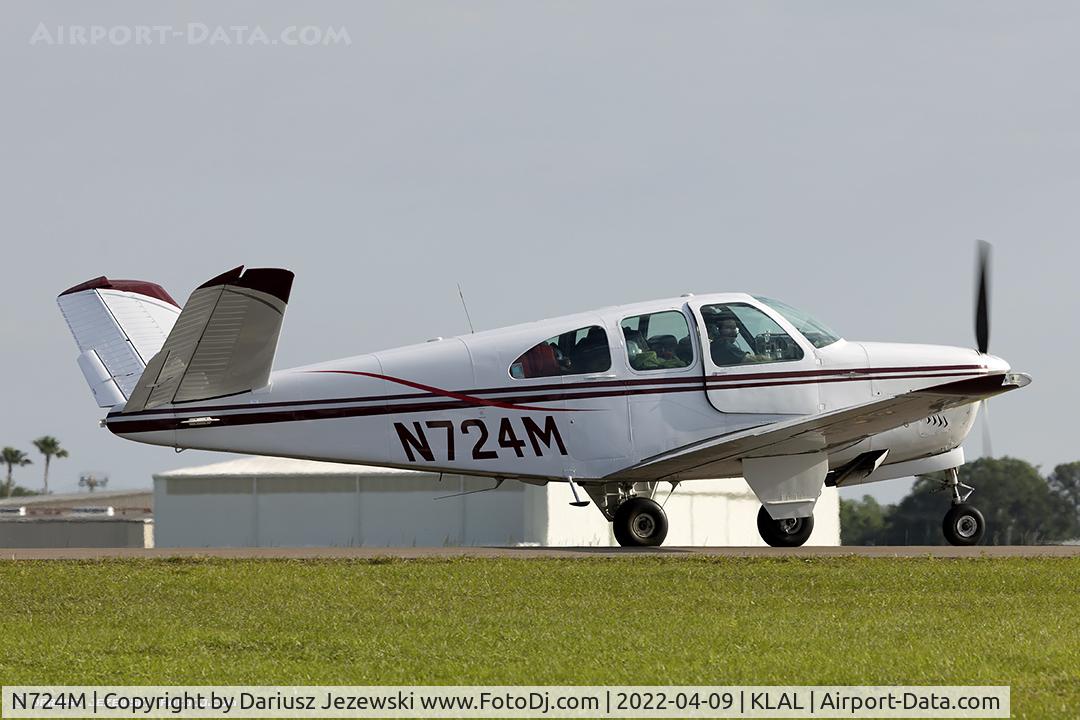 N724M, 1962 Beech P35 Bonanza C/N D-7006, Beech P35 Bonanza  C/N D-7006, N724M