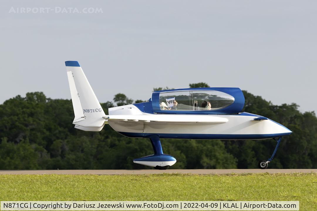 N871CG, 2017 Rutan Open Eze C/N 0001, Open EZE  C/N 1, N871CG