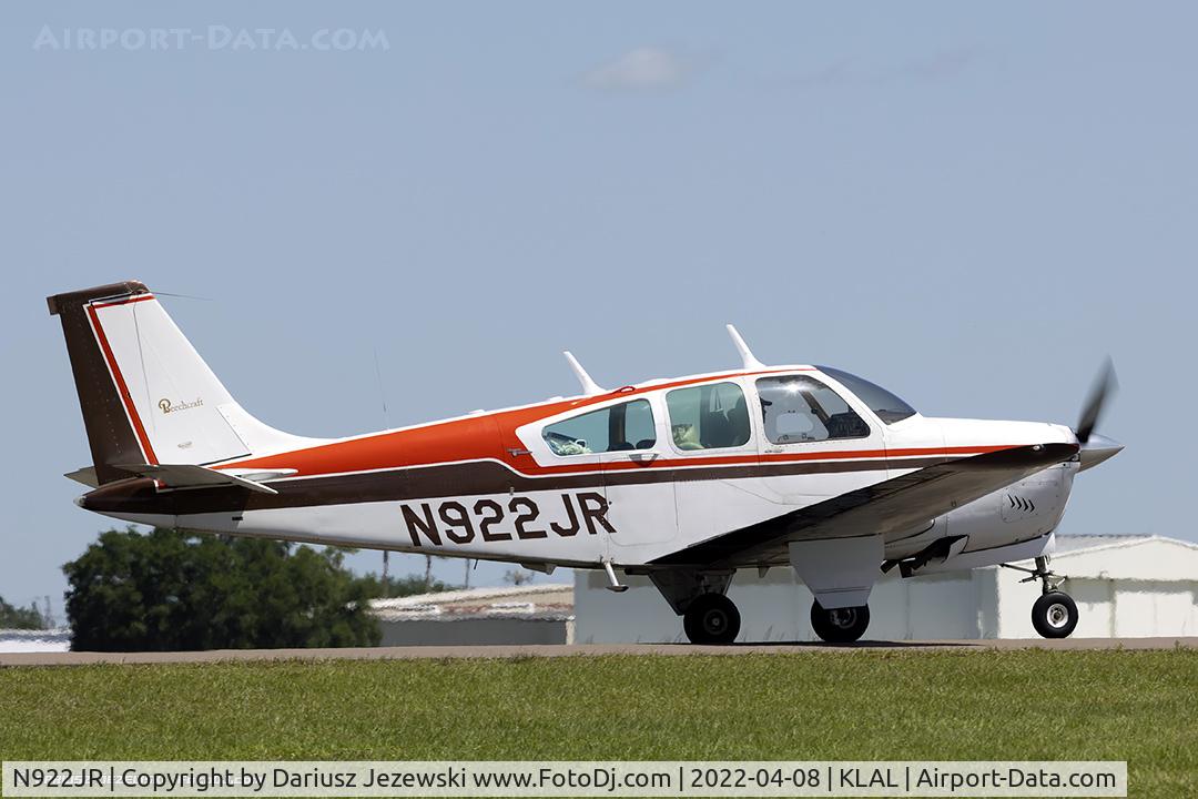 N922JR, 1962 Beech 35-B33 Debonair C/N CD-586, Beech 35-B33 Debonair  C/N CD-586, N922JR