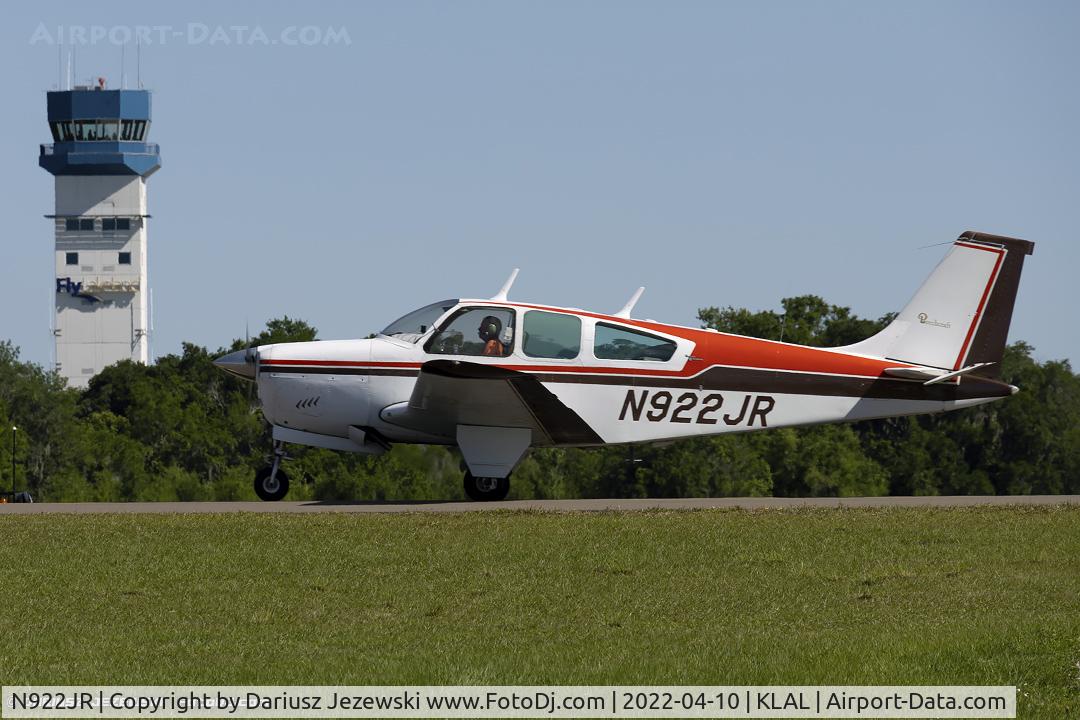 N922JR, 1962 Beech 35-B33 Debonair C/N CD-586, Beech 35-B33 Debonair  C/N CD-586, N922JR
